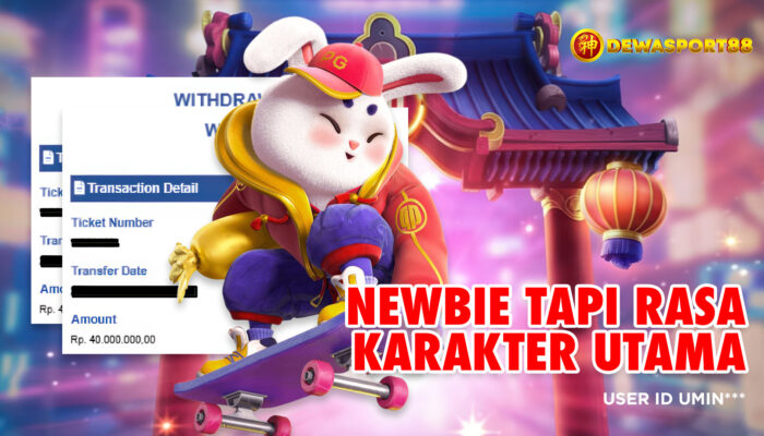 Heboh! Member DEWASPORT88 Raup 80 Juta dari Fortune Rabbit PG Soft