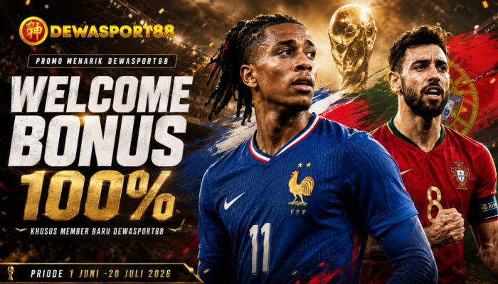 Welcome Bonus Piala Dunia 2026 DEWASPORT88 Untuk New Member
