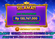 Member DEWASPORT88 Raih Jackpot Rp130 Juta di Starlight Princess