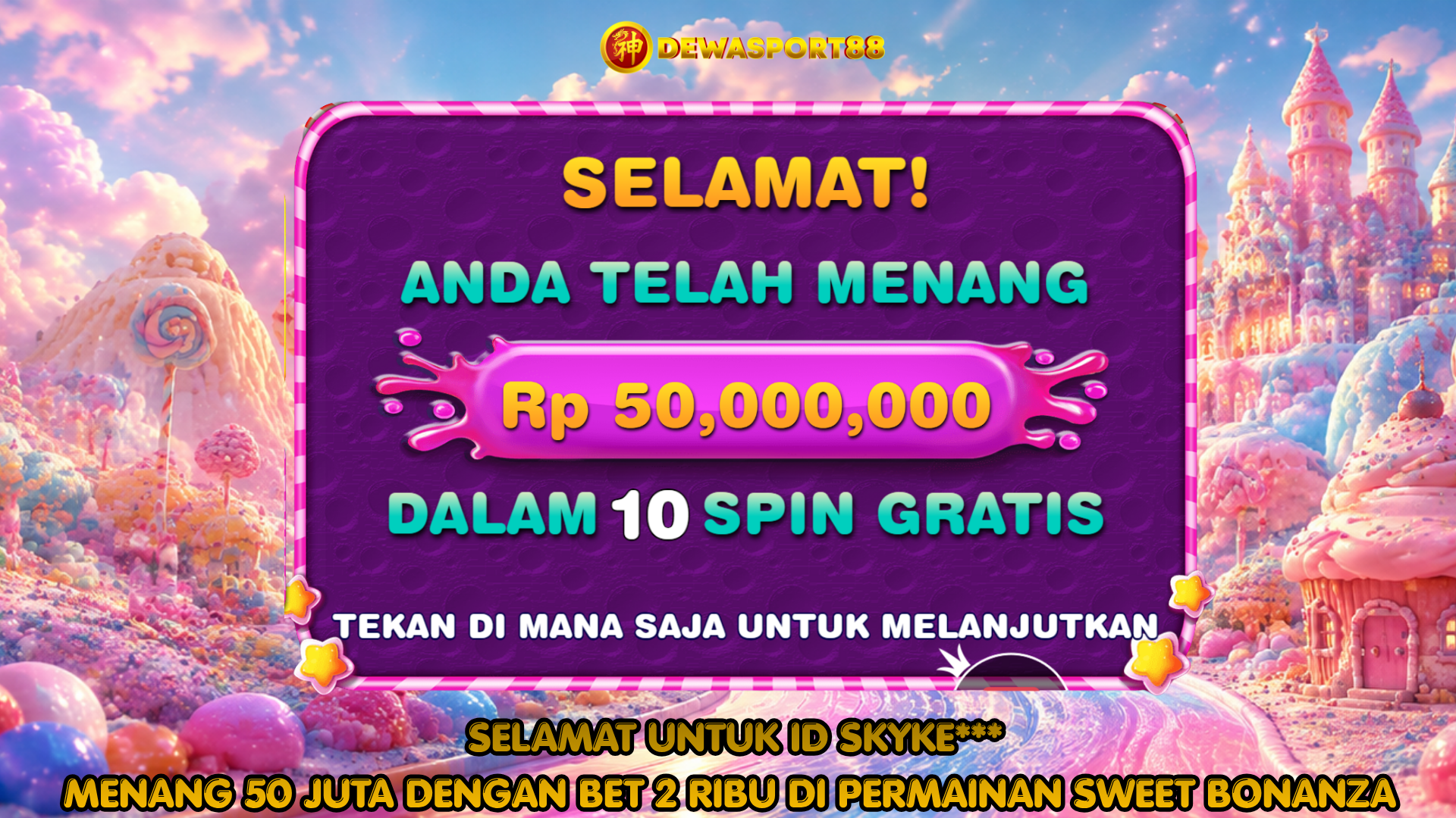 SKYYE menang 50 juta