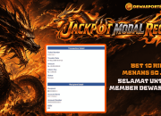 Jackpot Modal Receh DEWASPORT88 Bet 10 Ribu Menang 50 Juta