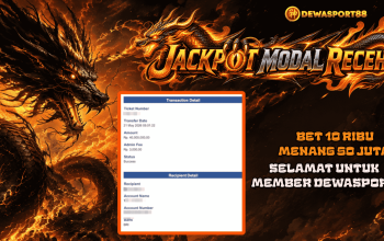 Jackpot Modal Receh DEWASPORT88 Bet 10 Ribu Menang 50 Juta