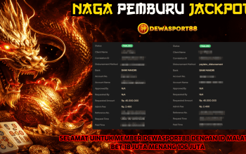 Dewasport88 Naga Pemburu Jackpot, MALAT*** Menang 106 Juta